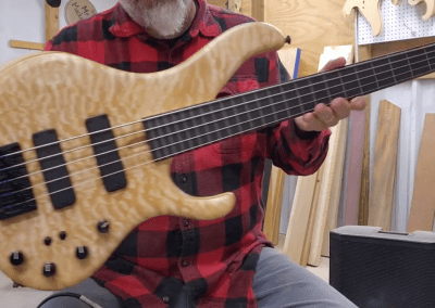 Muckelroy Bass 5 string Ensemble Custom Fretless 33